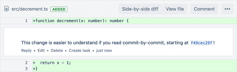 Bitbucket code review comment: This change is easier to understand if you read commit-by-commit, starting at f49cec29f!